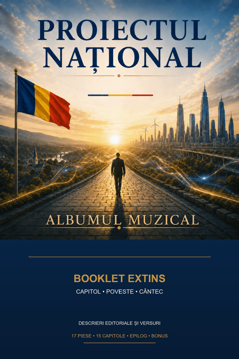 Coperta bookletului extins PROIECTUL NAȚIONAL - ALBUMUL MUZICAL
