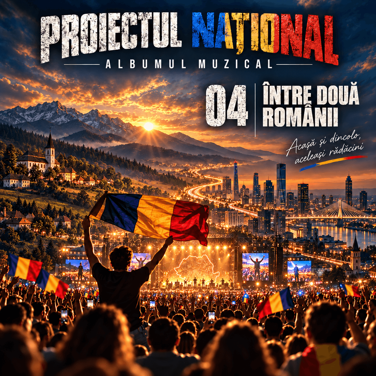 Coperta piesei 04 — ÎNTRE DOUĂ ROMÂNII