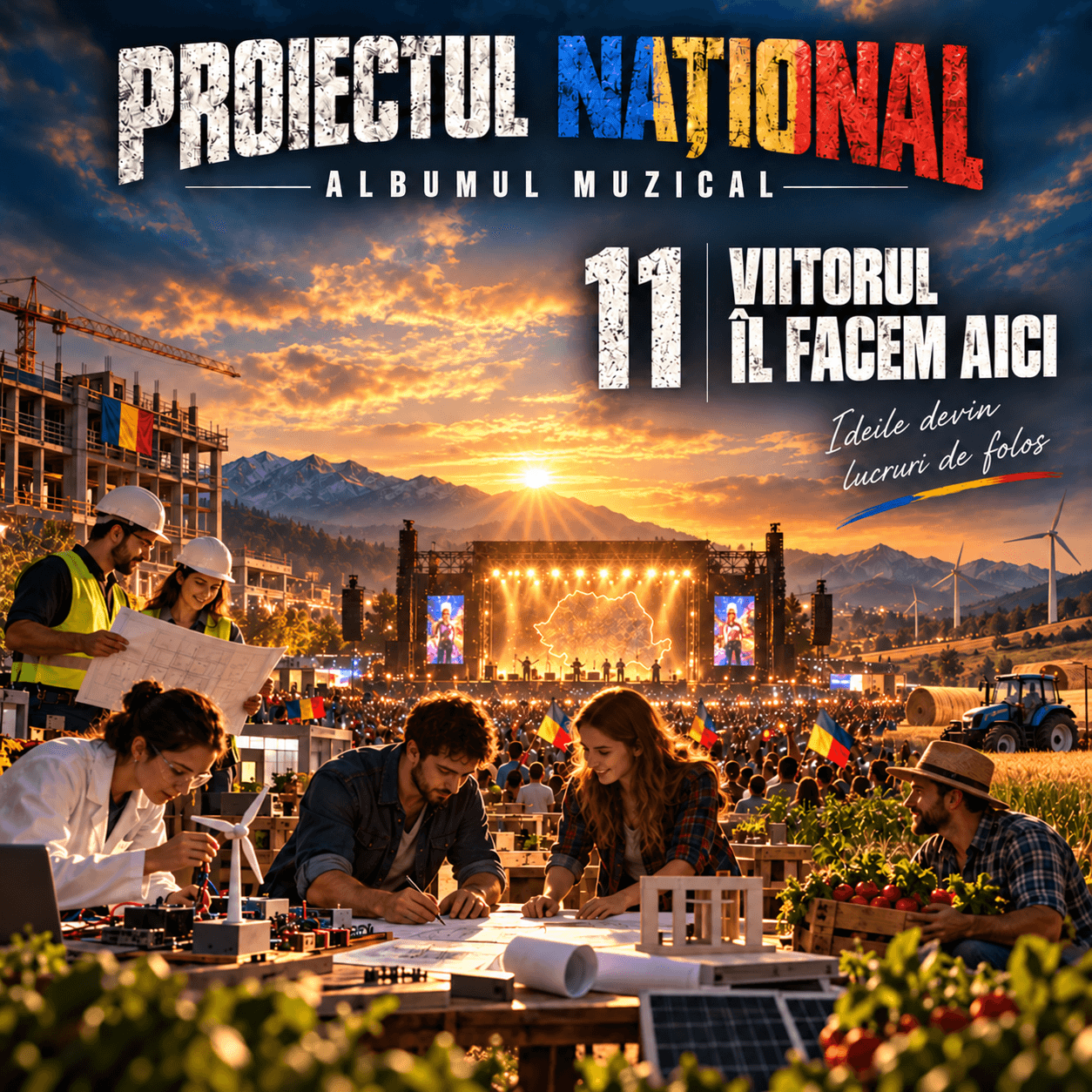 Coperta piesei 11 — VIITORUL ÎL FACEM AICI