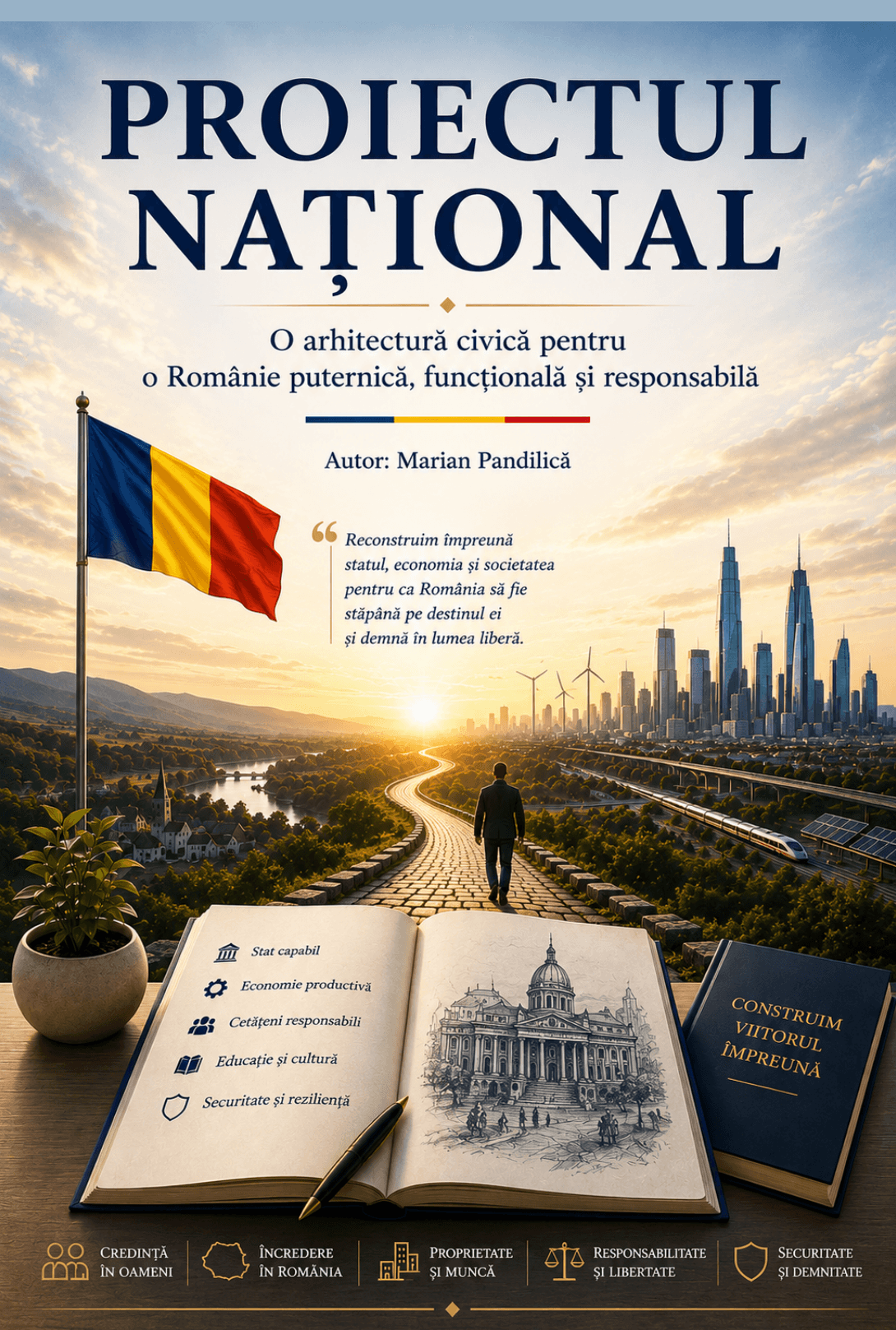Coperta cărții Proiectul Național, de Marian Pandilică
