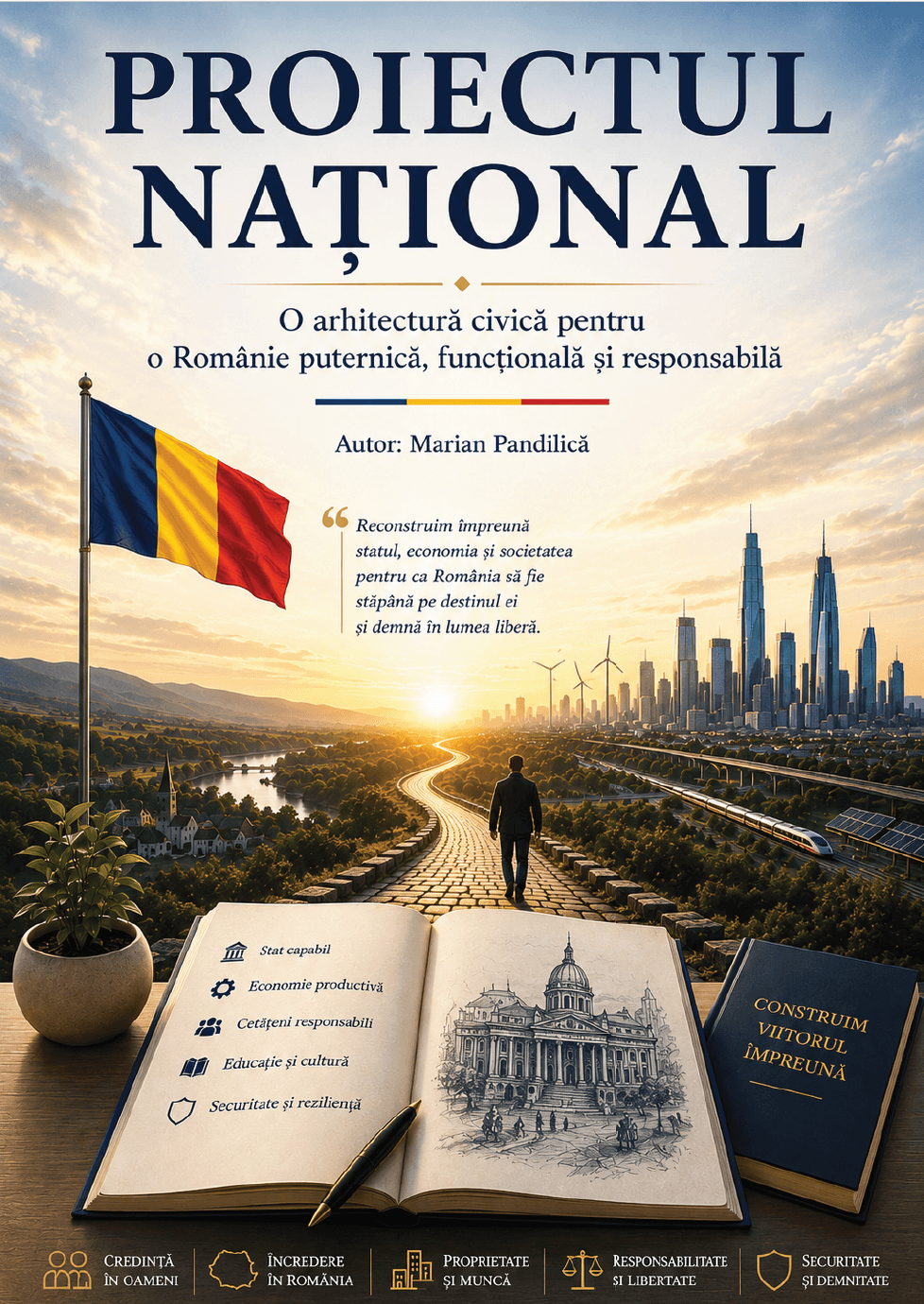 Coperta față a cărții Proiectul Național — deschide coperta completă